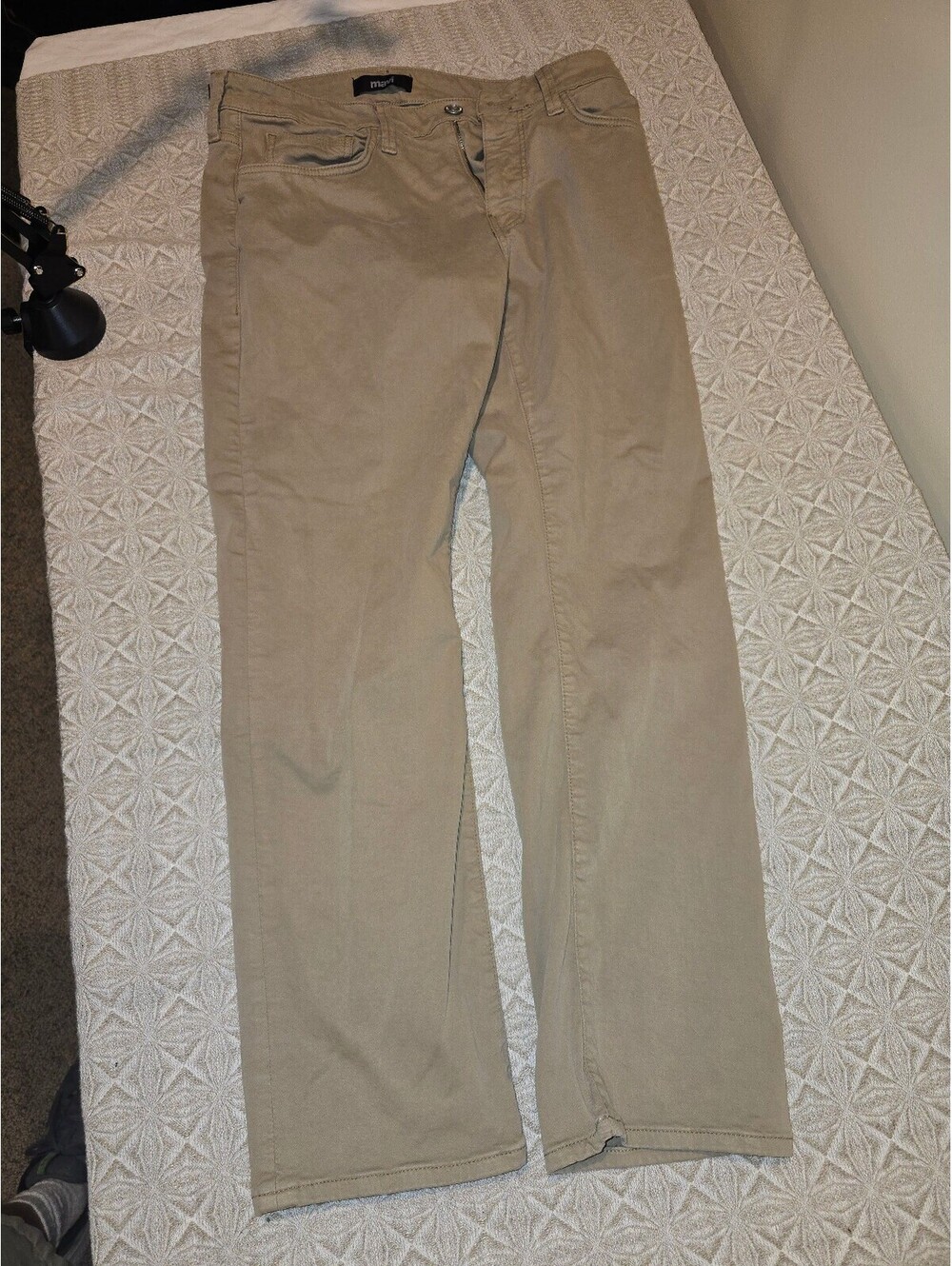 Mavi Zach Beige Cotton Blend Men's Pants 32x30